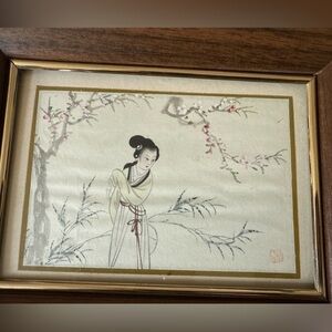 Chinese ink and watercolor painting on traditional rice paper or mulberry paper.